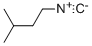 structure of CAS# 638-27-7, Isoamylisocyanide;Γ-Methylbutyl Isocyanide;Isoamyl Carbylamine;ISOAMYLISOCYANIDE