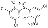 结构式 CAS# 6385-58-6, 2,2'-硫代二(4,6-二氯苯酚)二钠盐