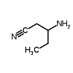 结构式 CAS# 639804-64-1, 3-氨基戊腈