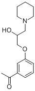 CAS#: 63990-51-2， 3'-(2-Hydroxy-3-Piperidinopropoxy)Acetophenone