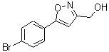 structure of CAS# 640291-96-9, [5-(4-Bromophenyl)-1,2-oxazol-3-yl]methanol