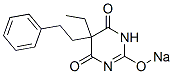 CAS 登录号：64038-23-9， 5-乙基-5-苯乙基-2-钠氧基-4,6(1H,5H)-嘧啶二酮