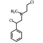 CAS#: 6407-19-8， 2-Chloro-N-(2-Chloroethyl)-N-Methyl-2-Phenylethanamine