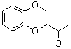 结构式 CAS# 64120-49-6, 1-(2-甲氧基苯氧基)-2-丙醇