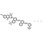 CAS#: 6416-70-2， Trisodium 7-Amino-4-Hydroxy-3-{[7-Sulfonato-4-({4-[(3-Sulfonatophenyl)Diazenyl]-1-Naphthyl}Diazenyl)-1-Naphthyl]Diazenyl}-2-Naphthalenesulfonate