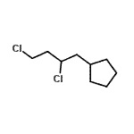 CAS 登录号：64164-97-2， (2,4-二氯丁基)环戊烷