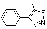structure of CAS# 64273-28-5, 5-Methyl-4-Phenyl-1,2,3-Thiadiazole;5-Methyl-4-Phenyl-Thiadiazole;5-Methyl-4-Phenyl-1,2,3-Thiadiazole;Nsc358739