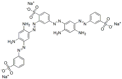 CAS#: 6428-26-8， Trisodium 2,4-Bis[[2,4-Diamino-5-[(3-Sulphonatophenyl)Azo]Phenyl]Azo]Benzenesulphonate