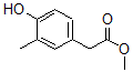 structure of CAS# 64360-47-0, 4-Hydroxy-3-Methyl-Benzeneacetic Acid Methyl Ester;(4-Hydroxy-3-Methyl-Phenyl)-Acetic Acid Methyl Ester;METHYL 2-(4-HYDROXY-3-METHYLPHENYL)ACETATE