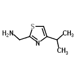 CAS 登录号：643725-72-8， 1-(4-异丙基-1,3-噻唑-2-基)甲胺