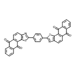 CAS 登录号：6451-11-2， 2,2'-(1,4-亚苯基)二蒽并[2,1-d][1,3]噻唑-6,11-二酮