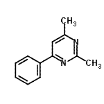 CAS 登录号：64571-30-8， 2,4-二甲基-6-苯基嘧啶