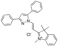 CAS#: 64683-43-8， 2-[2-(3,5-Diphenyl-1H-Pyrazol-1-Yl)Vinyl]-1,3,3-Trimethyl-3H-Indolium Chloride