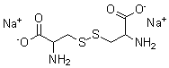 结构式 CAS# 64704-23-0, L-胱氨酸钠盐(1:2)