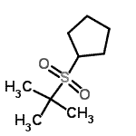 CAS 登录号：64818-65-1， [(2-甲基-2-丙基)磺酰基]环戊烷