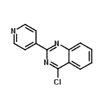 CAS 登录号：6484-27-1， 4-氯-2-(4-吡啶基)喹唑啉