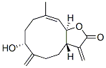 CAS 登录号：64845-92-7， (3aS,10E)-3,6-二亚甲基-7alpha-羟基-10-甲基-2,3,3Abeta,4,5,6,7,8,9,11aalpha-十氢环癸[b]呋喃-2-酮
