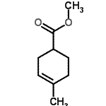 structure of CAS# 6493-79-4, Methyl 4-Methyl-3-Cyclohexene-1-Carboxylate;4-Methoxycarbonyl-1-methylcyclohexene;methyl 4-methylcyclohex-3-ene-1-carboxylate;NSC13690