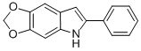 structure of CAS# 64943-90-4, 5,6-Methylenedioxy-2-Phenylindole;St5407218;Zinc02569767