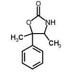 CAS 登录号：649568-26-3， 4,5-二甲基-5-苯基-1,3-恶唑烷-2-酮