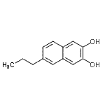 CAS 登录号：649569-22-2， 6-丙基-2,3-萘二酚