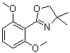structure of CAS# 64957-86-4, 2-(2,6-Dimethoxyphenyl)-4,4-dimethyl-4,5-dihydro-1,3-oxazole;2-(2',6'-Dimethoxyphenyl)-4,4-dimethyl-2-oxazoline;2-(2,6-DIMETHOXYPHENYL)-4,4-DIMETHYL-2-OXAZOLINE;ZINC00156362