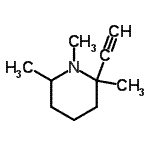 CAS 登录号：6496-67-9， 2-乙炔基-1,2,6-三甲基哌啶