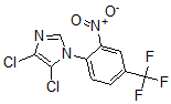 structure of CAS# 649662-56-6, 4,5-Dichloro-1-[2-Nitro-4-(Trifluoromethyl)Phenyl]-1H-Imidazole;4,5-DICHLORO-1-[2-NITRO-4-(TRIFLUOROMETHYL)PHENYL]-1H-IMIDAZOLE;4,5-DICHLORO-1-(2-NITRO-4-(TRIFLUOROMETHYL)PHENYL)IMIDAZOLE