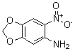 structure of CAS# 64993-07-3, 6-Nitro-1,3-Benzodioxol-5-Amine;(6-Nitro-1,3-Benzodioxol-5-Yl)Amine;Oprea1_632288;Smr000264114