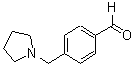 structure of CAS# 650628-72-1, 4-(1-Pyrrolidinylmethyl)-Benzaldehyde;4-(Pyrrolidin-1-Ylmethyl)Benzaldehyde 97%;4-(PYRROLIDIN-1-YLMETHYL)BENZALDEHYDE 97;1-(4-Formylbenzyl)Pyrrolidine