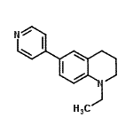 CAS 登录号：6516-97-8， 1-乙基-6-(4-吡啶基)-1,2,3,4-四氢喹啉