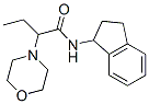 CAS 登录号：6520-60-1， N-(茚满-1-基)-2-吗啉基丁酰胺