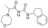CAS 登录号：6520-76-9， 1-(2-吗啉基丙酰基)-3-(茚满-1-基)脲