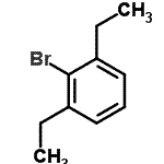结构式 CAS# 65232-57-7, 2-溴-1,3-二乙基苯