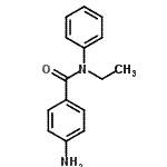 结构式 CAS# 65270-05-5, 4-氨基-N-乙基-N-苯基苯甲酰胺