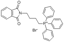 结构式 CAS# 65273-47-4, 4-苯二甲酰亚氨基丁基三苯基鏻溴化物