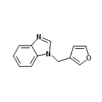 CAS 登录号：652976-75-5， 1-(3-呋喃甲基)-1H-苯并咪唑