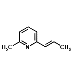 CAS 登录号：652987-56-9， 2-甲基-6-[(1E)-1-丙烯-1-基]吡啶