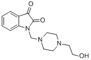 CAS#: 6532-17-8， 1-[4-(2-Hydroxy-Ethyl)-Piperazin-1-Ylmethyl]-1H-Indole-2,3-Dione