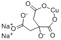 CAS 登录号：65330-59-8， 柠檬酸二钠铜