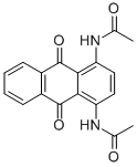 structure of CAS# 6534-28-7, 1,4-Diacetamidoanthraquinone;N-(4-Acetamido-9,10-Dioxo-1-Anthryl)Acetamide;N-(4-Acetamido-9,10-Diketo-1-Anthryl)Acetamide;N-(4-Acetamido-9,10-Dioxo-Anthracen-1-Yl)Ethanamide