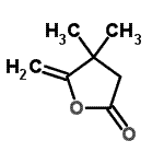 CAS 登录号：65371-43-9， 4,4-二甲基-5-亚甲基二氢-2(3H)-呋喃酮