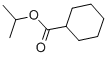 structure of CAS# 6553-80-6, Cyclohexanecarboxylic Acid Isopropyl Ester;Isopropyl Cyclohexanecarboxylate;Cyclohexanecarboxylic Acid Isopropyl Ester;Cyclohexanecarboxylic Acid, 1-Methylethyl Ester