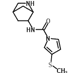 CAS 登录号：655788-77-5， N-(2-氮杂双环[2.2.1]庚烷-6-基)-3-甲硫基-吡咯-1-甲酰胺