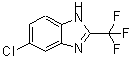 结构式 CAS# 656-49-5, 5-氯-2-(三氟甲基)苯并咪唑