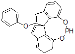 结构式 CAS# 656233-53-3, (11alphaR)-10,11,12,13-四氢-5-苯氧基-二茚并[7,1-de:1',7'-fg][1,3,2]二氧杂磷杂环辛二烯