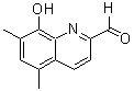 structure of CAS# 6563-24-2, 8-Hydroxy-5,7-Dimethyl-2-Quinolinecarbaldehyde;8-hydroxy-5,7-dimethyl-2-quinolinecarbaldehyde;8-hydroxy-5,7-dimethylquinoline-2-carbaldehyde;MFCD00168963