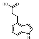 structure of CAS# 65690-95-1, 3-(1H-Indol-4-yl)propanoic acid