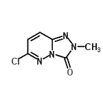结构式 CAS# 65866-54-8, 6-氯-2-甲基[1,2,4]三唑并[4,3-b]哒嗪-3(2H)-酮