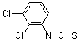 结构式 CAS# 6590-97-2, 1,2-二氯-3-异硫氰酸基-苯